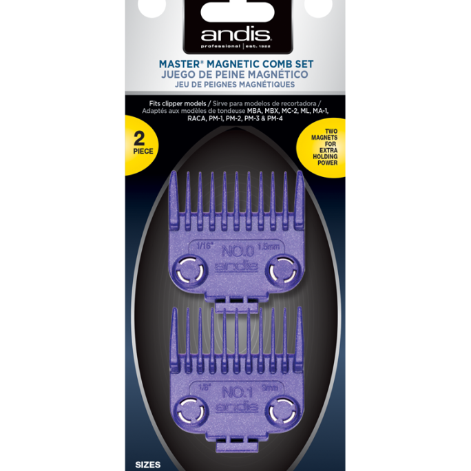 Andis Magnetic Combs - 2 piece ( 0 & 1)