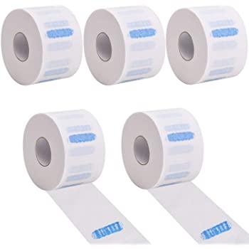 Disposal Barber Neck Ruffles Salon Tape (White)