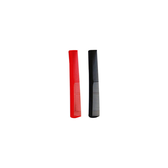 Professional Salon Barber Comb Hairdressing Pocket BLACK & RED