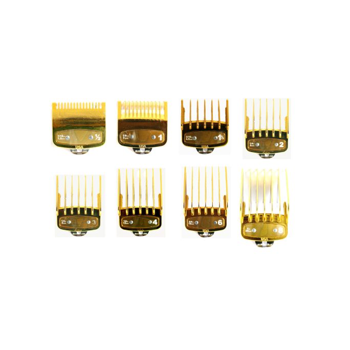Comb Attachment Set for Clipper Blades Gold