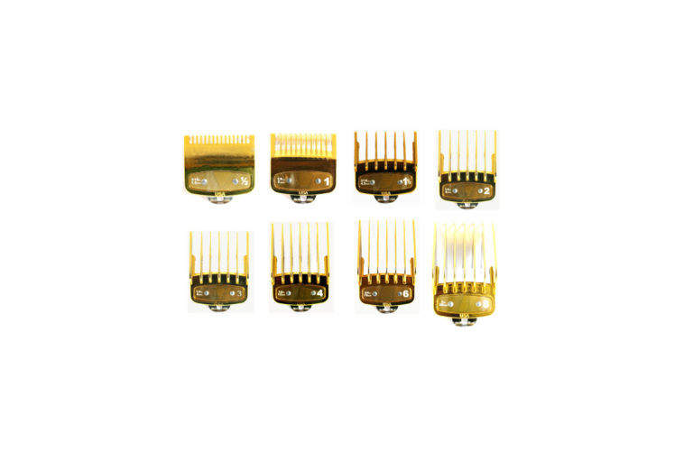 Comb Attachment Set for Clipper Blades Gold