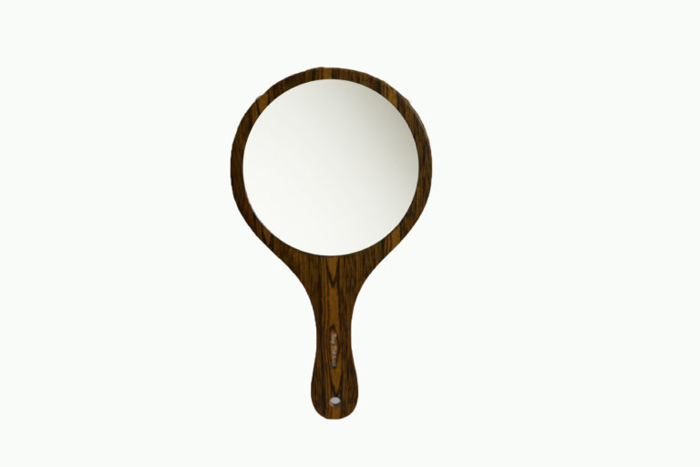 WOODEN HAND MIRROR M3