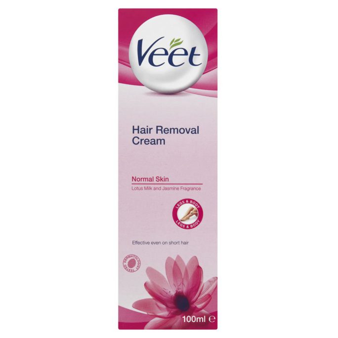 Veet Normal Skin Hair Removal Cream Lotus Milk & Jasmine 100ml