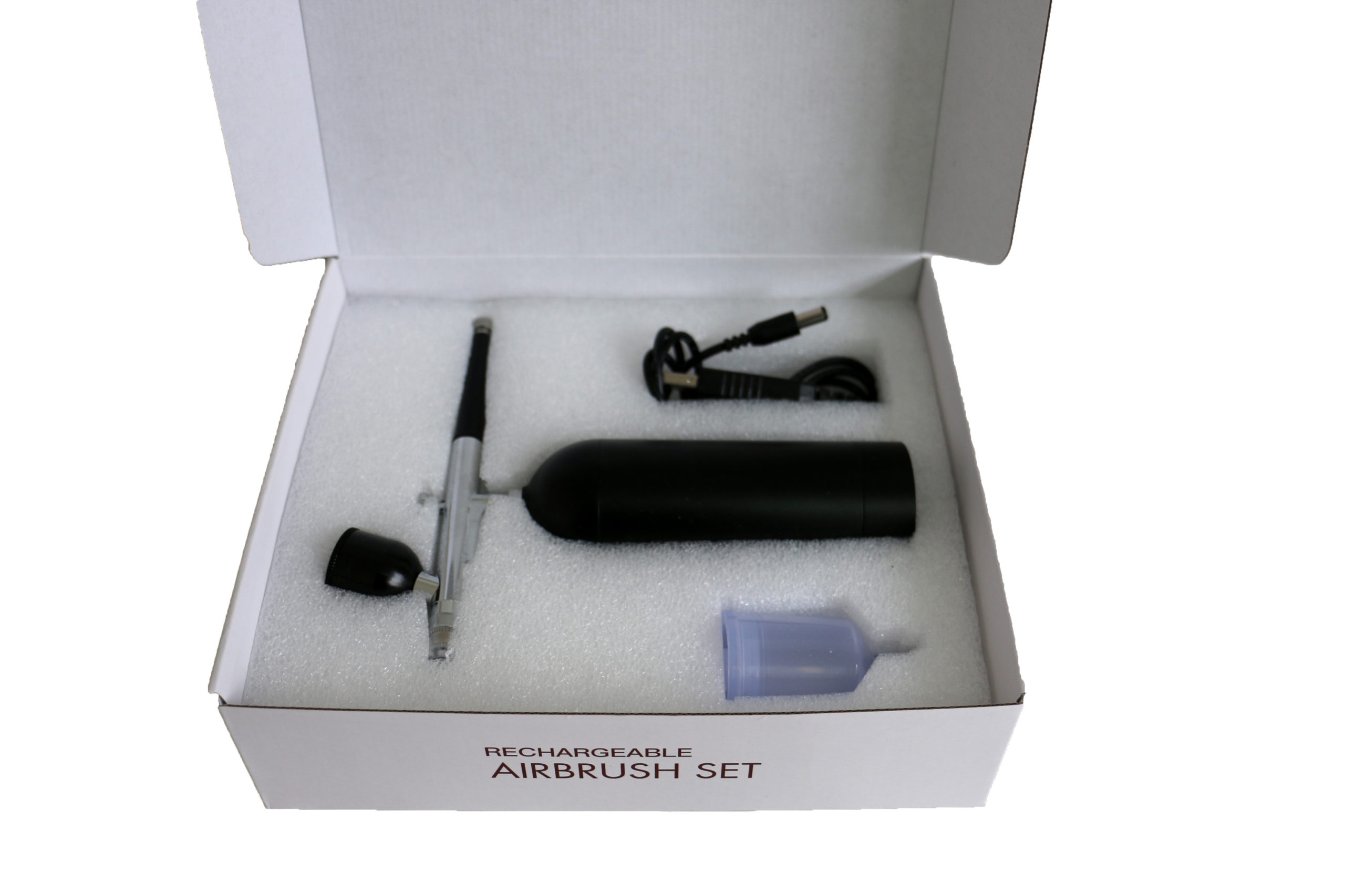 Cordless Portable Airbrush Compressor (Black) - Image 2