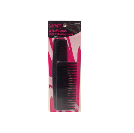 Labeaute 6” Fluff Comb & 9” Dressing Comb 440