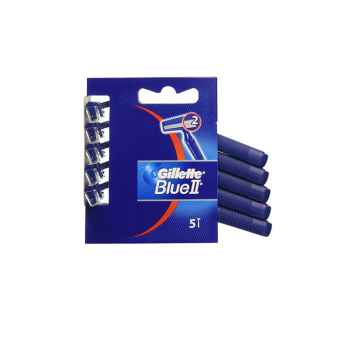 Gillette Blue II Disposable Razor - 5 packs