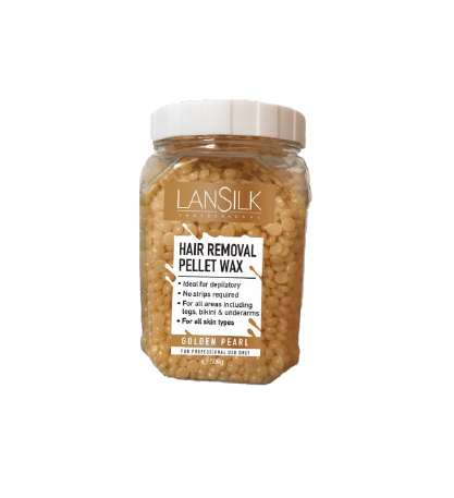 LANSILK HAIR REMOVAL PELLET WAX GOLDEN PEARL L092 500G