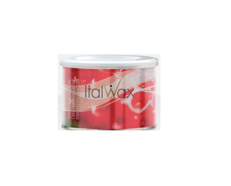 Italwax Strawberry High Density Wax Tin 400ml