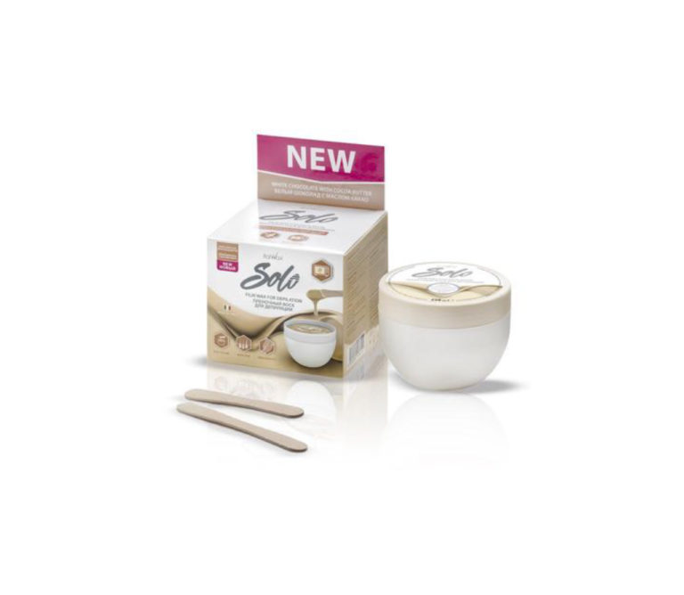 ITALWAX SOLO MICROWAVEABLE FILMWAX WHITE CHOCOLATE WITH COCOA BUTTER 250ml