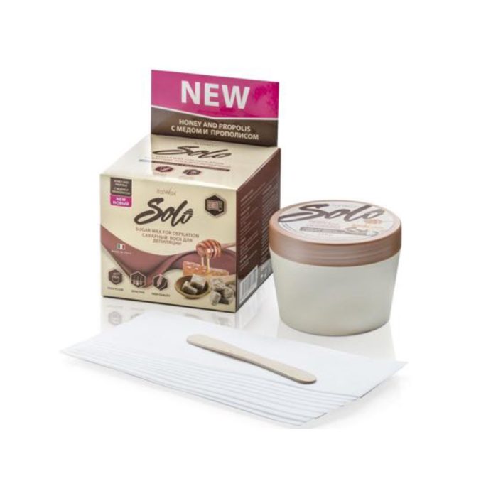 ITALWAX SOLO SUGAR WAX FOR DEPILATION HONEY AND PROPOLIS 250ml