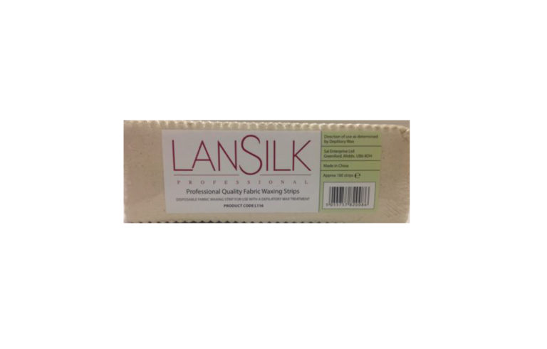 Lansilk Professional Quality Fabric Waxing Strips 100pcs