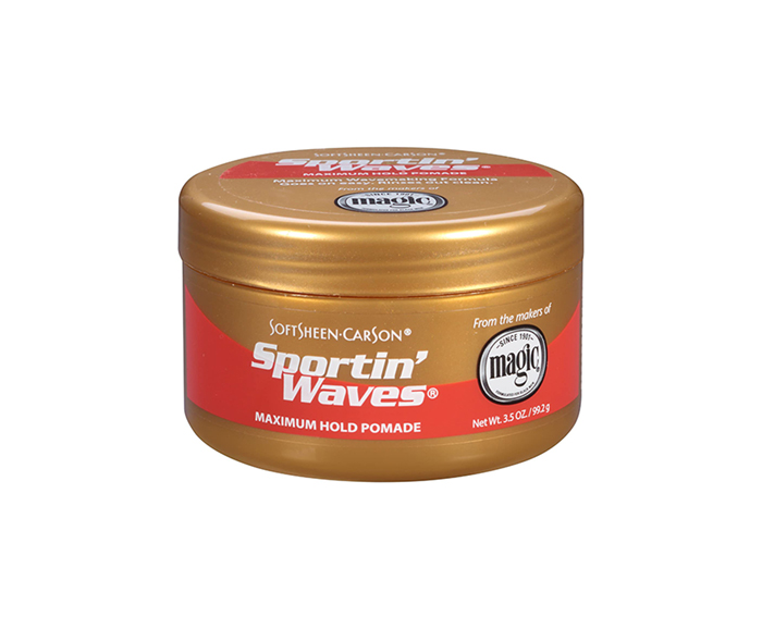 Sportin Waves Maximum Hold Pomade (Gold) by SoftSheen Carson - 3.5oz