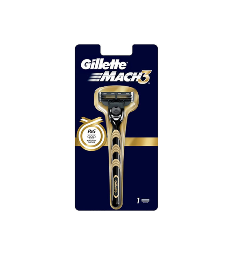 Gillette Mach 3 Razor with 1 Blade Olympic Edition Mens Shaving