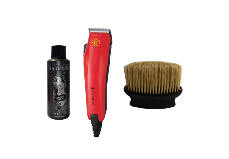 Remington H5038 Man Utd Clipper With Bandido Clipper Oil & Neck Brush Black G118