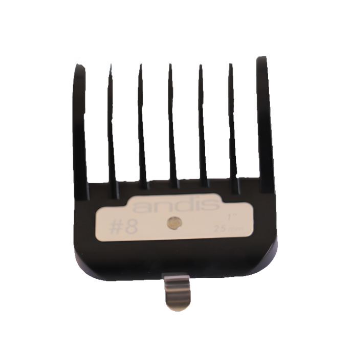 ANDIS BG Series Premium Metal Clip Comb #8 (1")