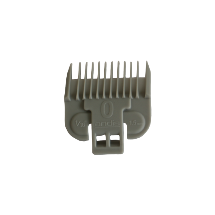Andis Clipper Blade Snap On Attachment Comb (0) 1/16" Grey