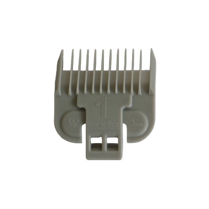 Andis Clipper Blade Snap On Attachment Comb (1) 1/8" Grey