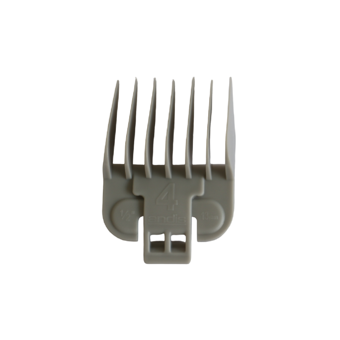 Andis Clipper Blade Snap On Attachment Comb (4) 1/2" Grey