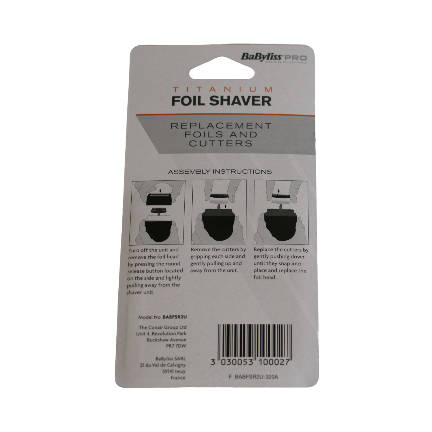 BaByliss PRO Titanium Foil Shaver Replacement Foil & Shaver - Image 3