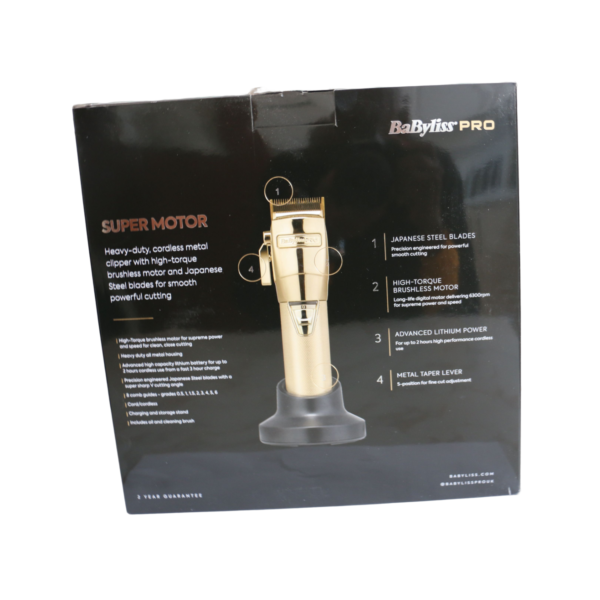 BaByliss Pro Super Motor Skeleton Trimmer Gold