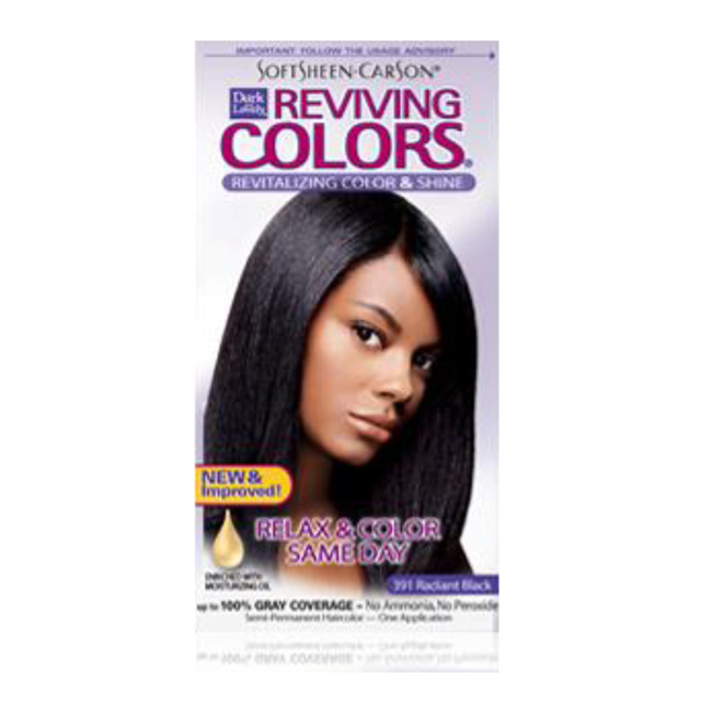 Softsheet Carson Color Same Day 391 Haircolor, Radiant Black