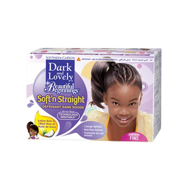 SoftSheen-Carson Dark & Lovely Beautiful Beginnings Soft'n Straight No-Lye Relaxer Kit For Normal Hair