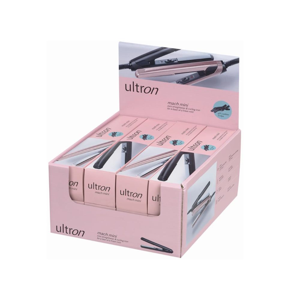 Ultron Mach Mini Hair Straightener and Curling Iron