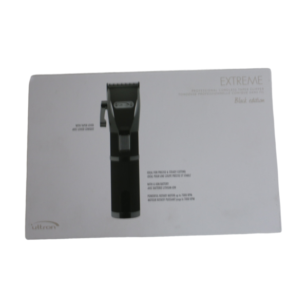 Ultron Extreme Black Edition – Professional Clipper Cordless Taper Hair Clipper