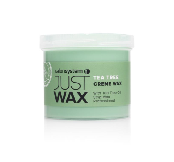 Salon System Just Wax Tea Tree Crème Strip Wax 450g