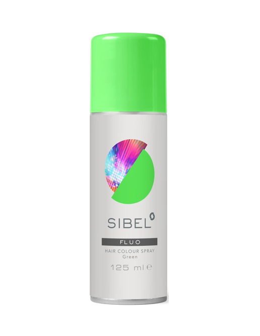 Sibel Fluorescent Hair Colour Spray Green 125ml