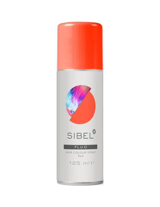 Sibel Fluorescent Hair Colour Spray Red 125ml