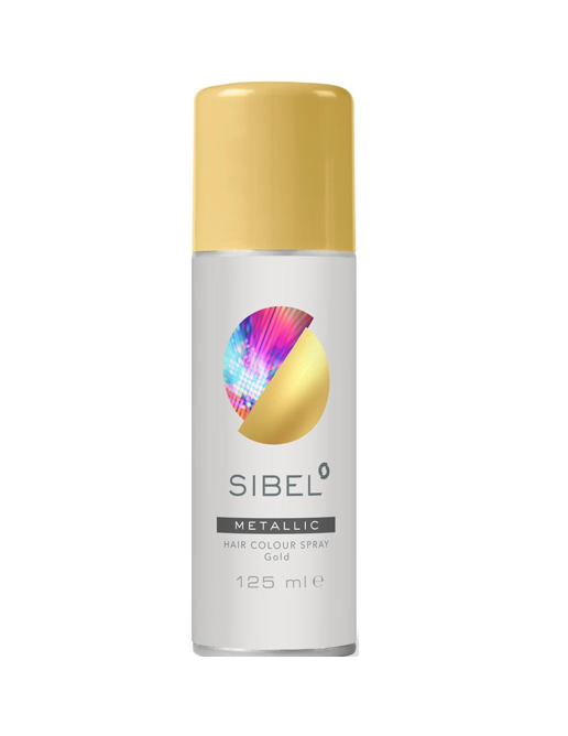 Sibel Hair Colour Spray Metallic Gold 125ml