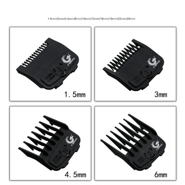 INGRID Magnetic 10pcs Clipper Guard Guide Comb Professional Magnetic Storage Box