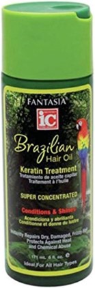 Brazilian hair oil keratin treatment