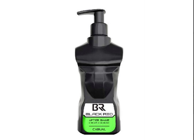 Black Red Aftershave Cream Casual