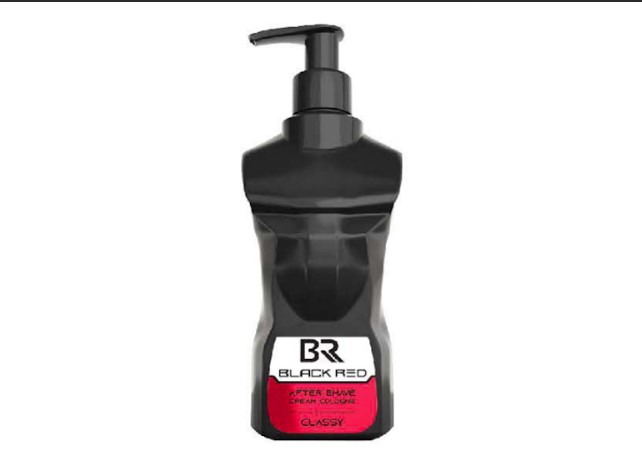 Black Red Aftershave Cream Classy