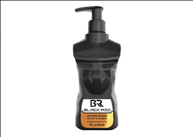 Black Red Aftershave Cream Flaming