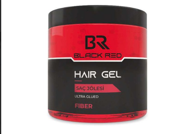 Black Red Hair Gel Fiber