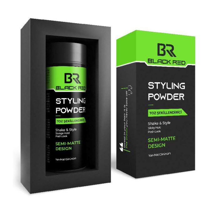 BLACK RED Wild Styling Powder - Semi-Matte