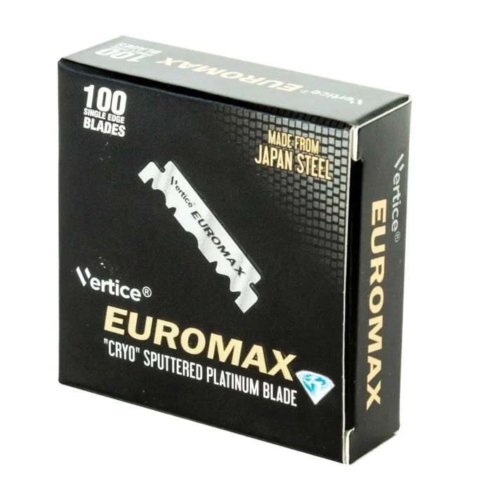 Euromax Cyro Sputtered Platinum Blade: Unleash Superior Single Edge Precision 100 Pack