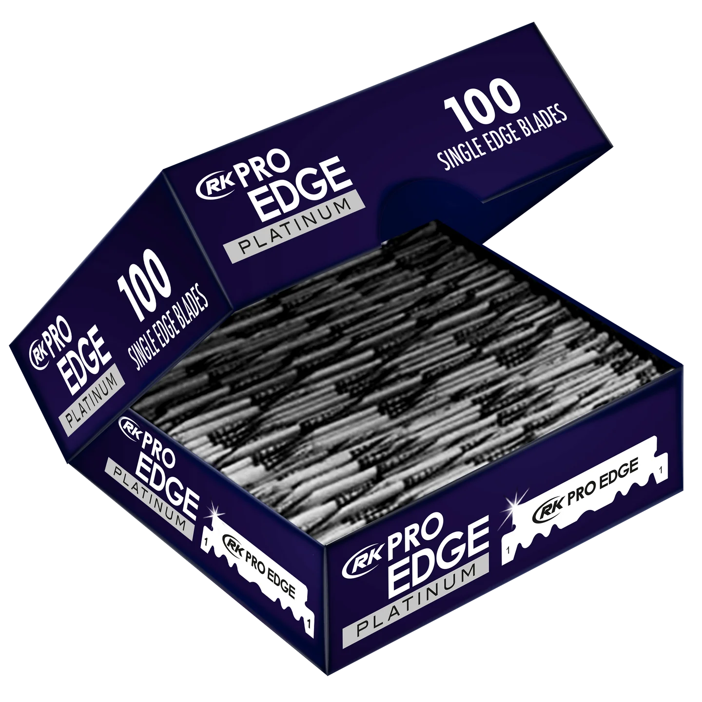 RK Pro Edge Platinum Single Edge Razor Blades
