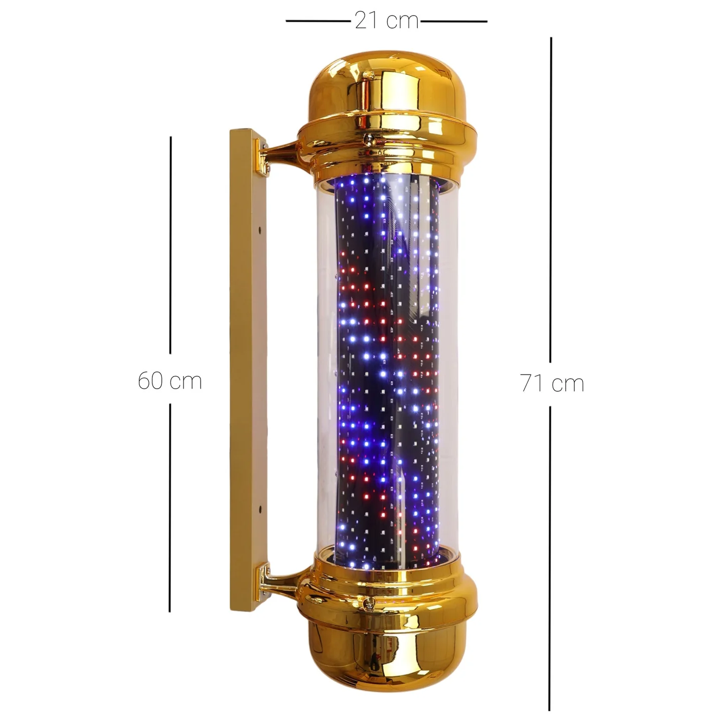 Gabri Digital Barber Pole 71cm: 5 Modes, Remote Control & LED Light - Image 10