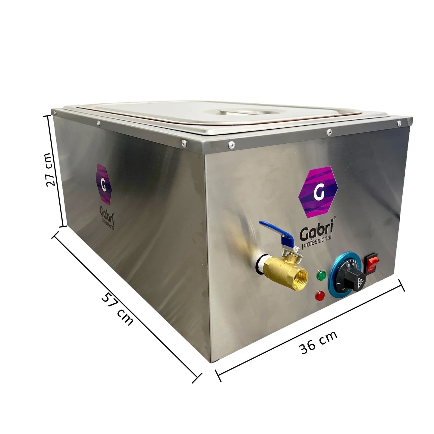 Gabri Electric Wet Heat Hot Towel Warmer with Drain Tap: Ultimate Salon Comfort & Hygiene - Image 3